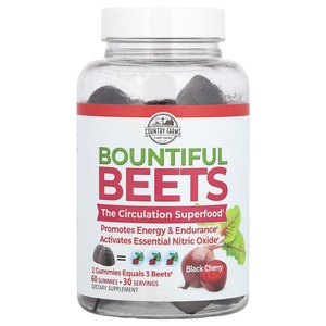 Country Farms, Jeleuri Bountiful Beets, 60 bucati, aroma de cirese negre