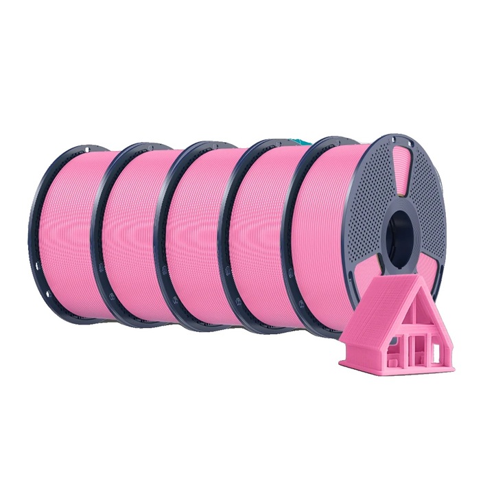 Filament PLA, Viteza Mare, Fluiditate Ridicata, Roz, 1.75mm, 1kg