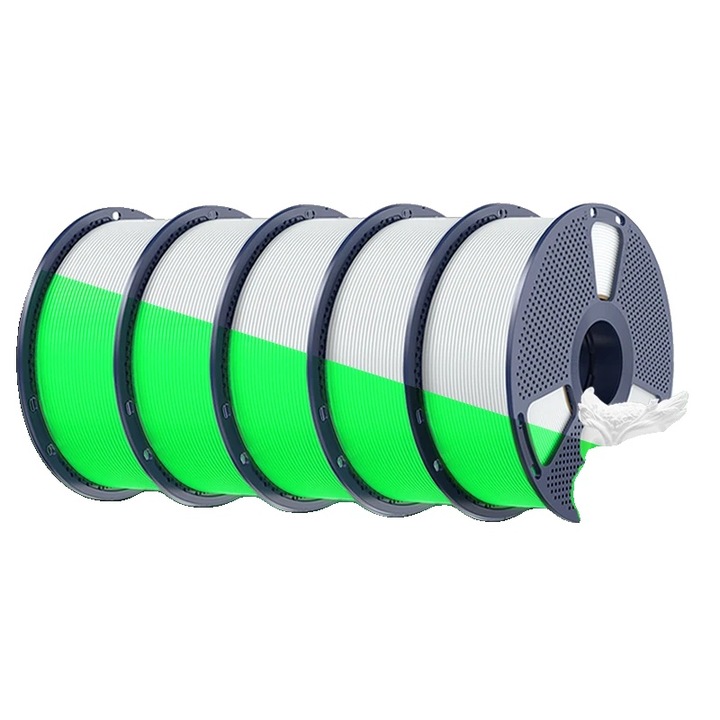 Filament PLA, Luminous WGN, rezistent, glow-in-the-dark, 1kg