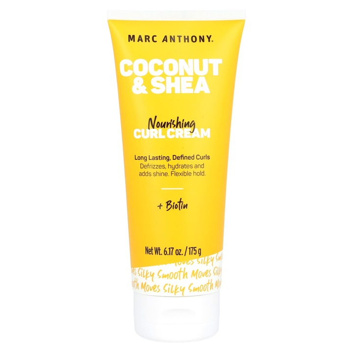 Crema nutritiva pentru bucle, Marc Anthony, cocos si shea, 175 ml, fixare elastica, anti-frizz