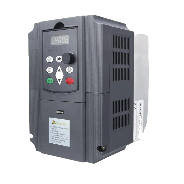 Инвертор, 7.5KW 10HP, 220V монофазен, 380V трифазен, 0-600Hz