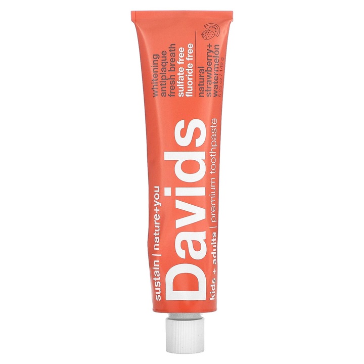 Prémium fogkrém, natúr, eper + görögdinnye, 149 g, gyermekeknek és felnőtteknek