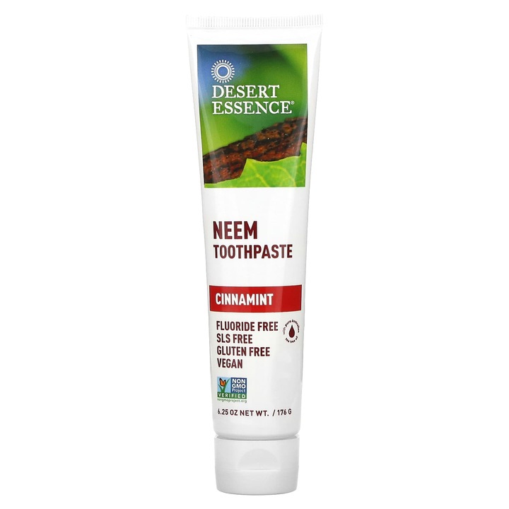Паста за зъби Desert Essence, нийм, канела и мента, 176 г