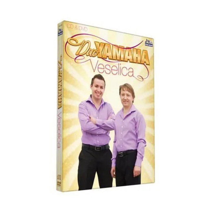 Duo Yamaha: Veselica - CD+DVD, muzica ceha, plastic, 51:05 min