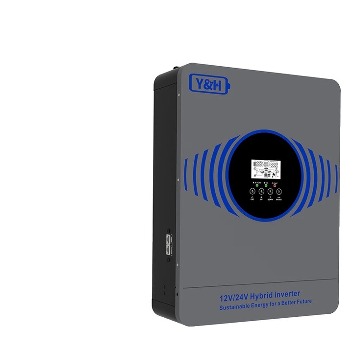 Invertor solar hibrid, 2.3KW 4.2KW, 12V 24V, 220-240Vac, PV 55-500Vac