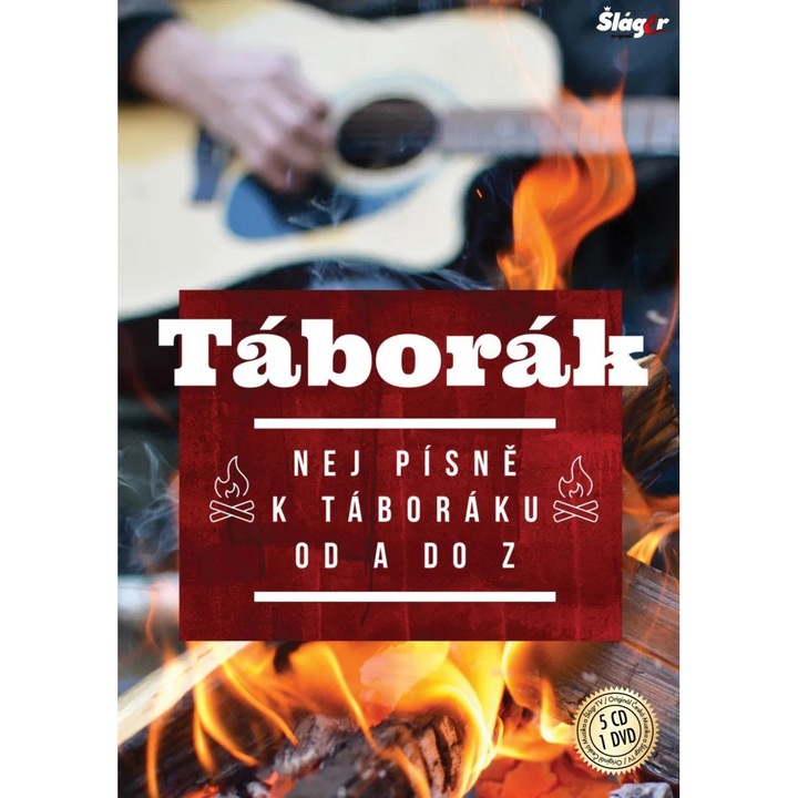 Taborak: Най-добрите песни за лагер, 5CD+DVD, кънтри, многоцветен