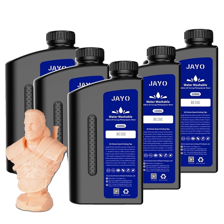 Fényre keményedő gyanta, 5KG, Bézs, vízzel mosható, nagy pontosságú, gyorsan kötő