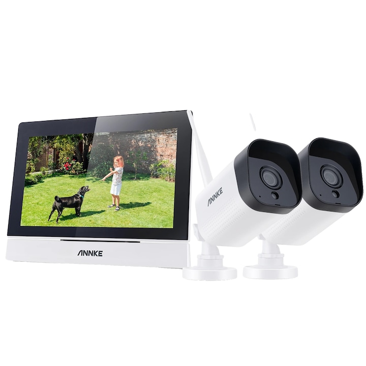 Sistem de supraveghere IP PoE UNV 4 camere Starlight 4MP, 2.8mm, IR 50m, NVR 4 canale 8MP