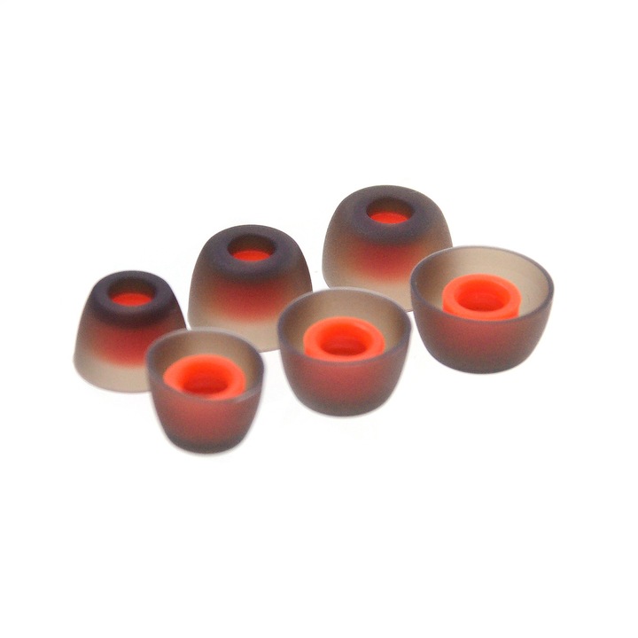 Гумен комплект за слушалки JBL T230NC TWS / Live Pro+ / Tune BEAM, размер S/M/L, черен