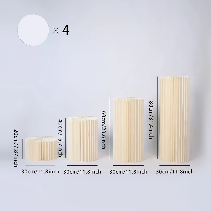 Set suporturi afisare, design pliabil, constructie durabila, 4 buc