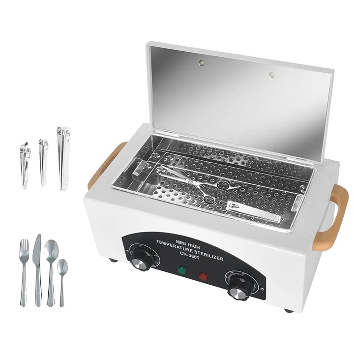 Sterilizator cu aer cald, design compact, 2230ML, 50-220 grade Celsius, 35x20x17.5cm