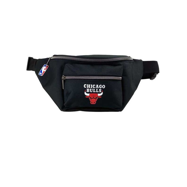 Geanta de talie Back Me Up Tsantaki Meses NBA Chicago Bulls, 15x32x12cm, 200gr