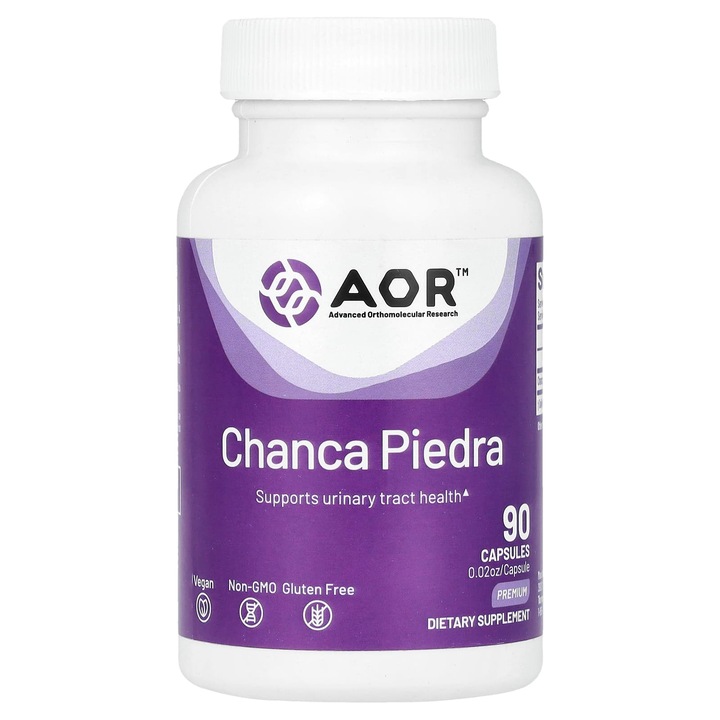 Chanca Piedra, AOR, 500 mg, 90 kapszula, vegán, gluténmentes