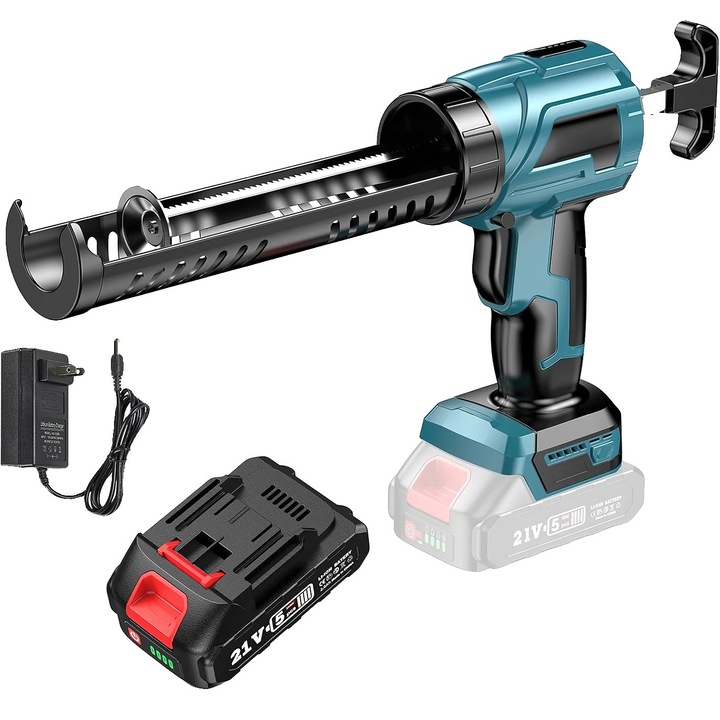 Pistol de lipit electric fara fir, 4 viteze ajustabile, baterie de lunga durata, 1 baterie