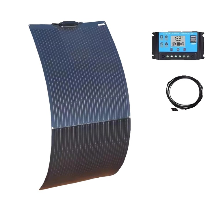 Panou solar flexibil 150W 12V, 1065x550mm, eficienta ridicata, set de 2 bucati