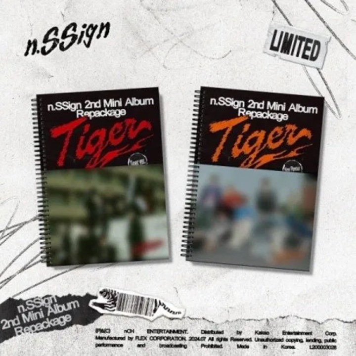 CD N.SSign: Tiger (Repackage Limited Version), K-pop, 1 CD, negru