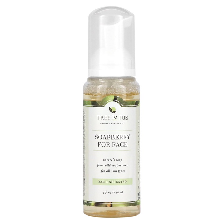 Tree To Tub Gyengéd Arctisztító Hab, Mosódióval, Hidratáló, 120 ml