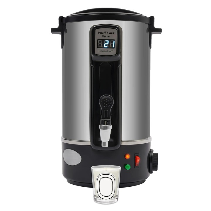 Topitor de ceara, capacitate 8.45 qt, control temperatura ajustabil, negru