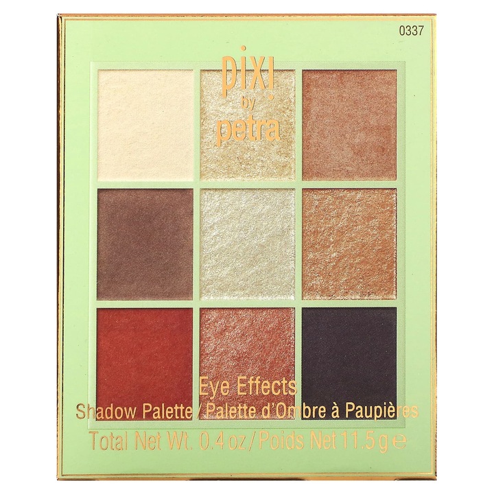 Szemhéjfesték, Pixi Beauty, Eye Effects paletta, 9 árnyalat, többszínű, 11,5 g