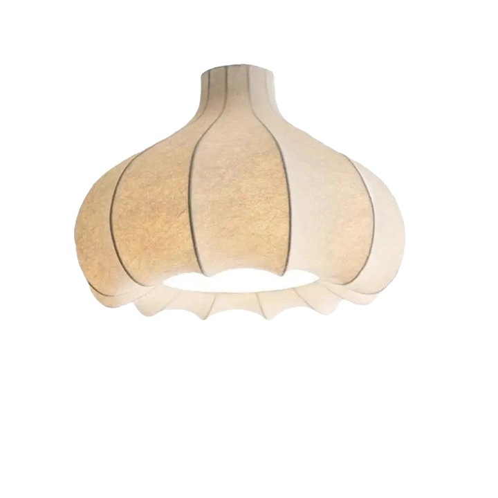 Aplica plafoniera, stil vintage industrial, versatila pentru toate camerele, J513-50, alb, fara bec