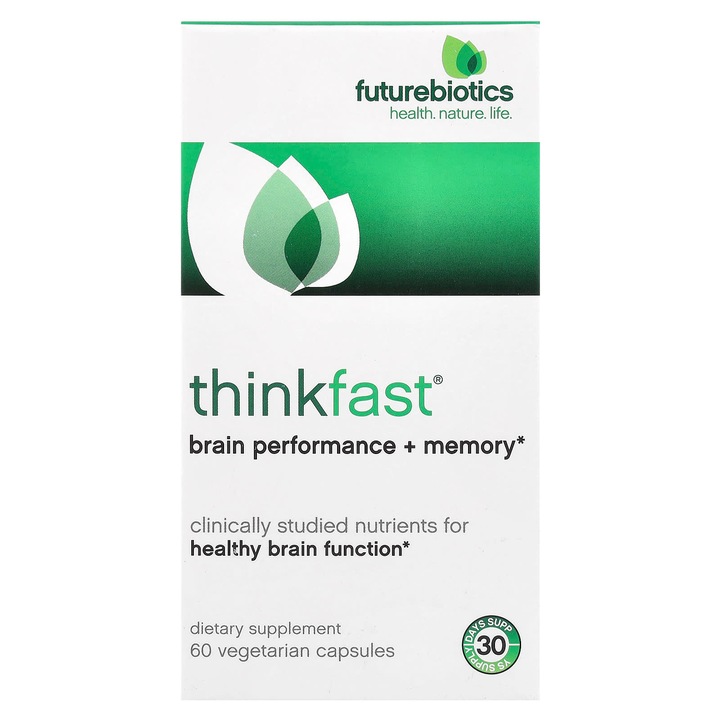 Supliment alimentar ThinkFast, Futurebiotics, 60 capsule vegetale