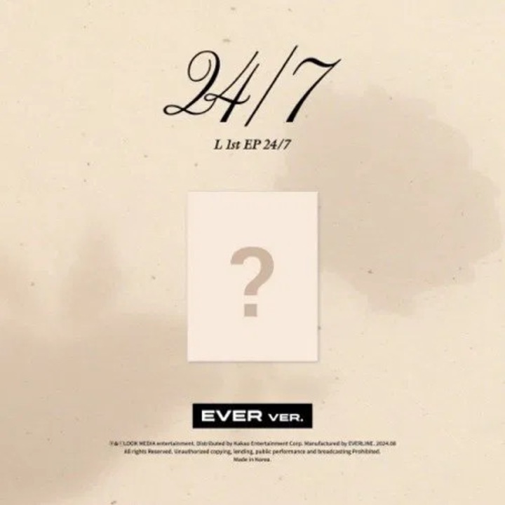 Zenei album, L (Kim Myung Soo), 24/7 - Ever Version, K-pop, CD