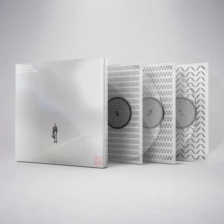 John Lennon - Mind Games (limitált kiadás, meditációs mixek) vinyl album, 3 LP, átlátszó kristály