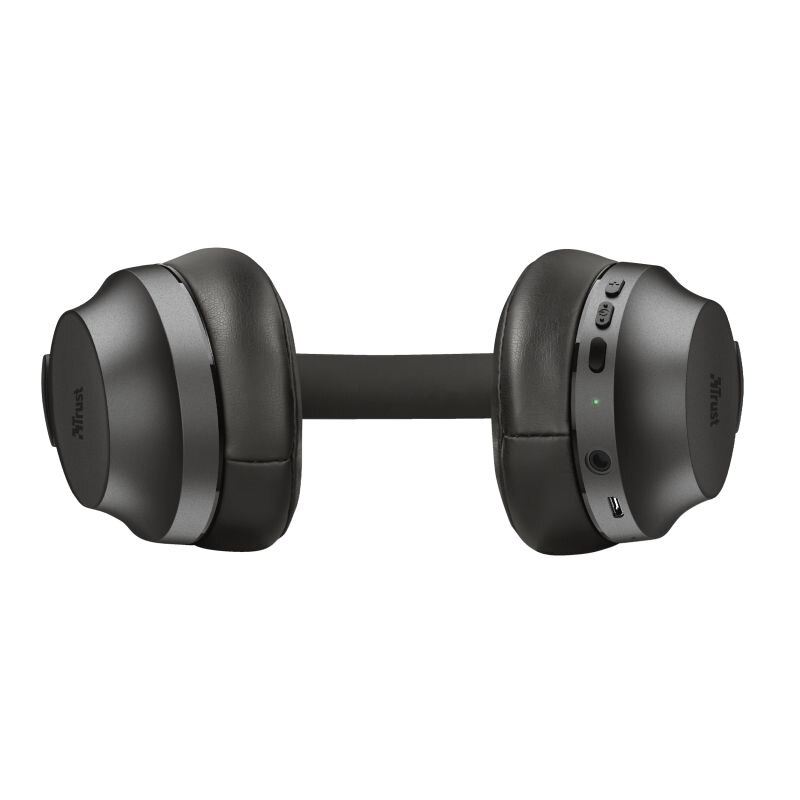 Casti wireless over-ear Trust Eaze, negru, 20Hz-20000Hz