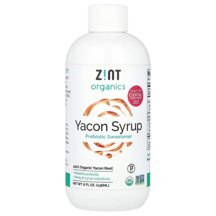 Sirop indulcitor Yacon organic, Zint, 236 ml, fara gluten