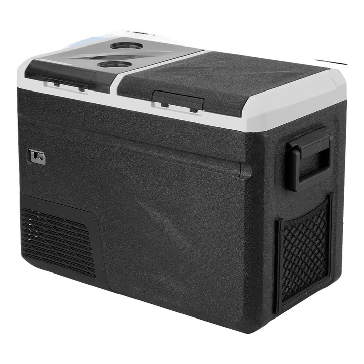 Frigider portabil, 36L, capacitate duala, productie de gheata, -20C, alimentare cu baterie reincarcabila