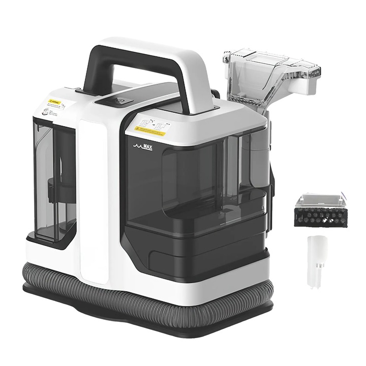 Aspirator portabil pentru covoare, 450W, putere de aspiratie 11KPa, capacitate rezervor apa curata 1080ml, 220V EU