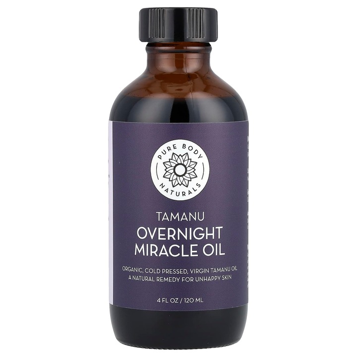 Testápoló, Tamanu Overnight Miracle, 120 ml, bio, 100%-ban természetes