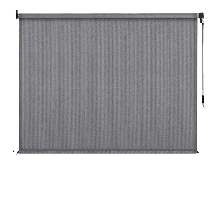 Rulou exterior, design fara fir, protectie UV, gri, 240x180cm