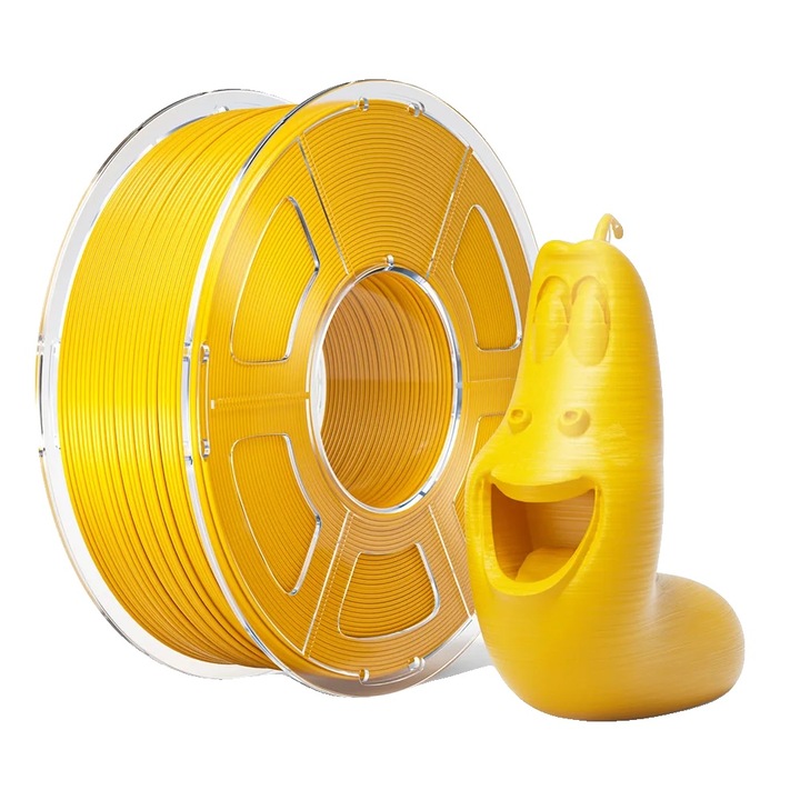3D PLA+ Filament, nagy sebességű, sárga, 1,75 mm, 7 színű készlet