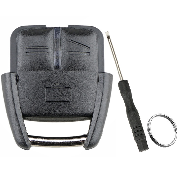 Carcasă cheie auto pentru Vauxhall/Opel Vectra C, Astra, Omega B, Zafira, Signum, 3 butoane, cu breloc și șurubelniță