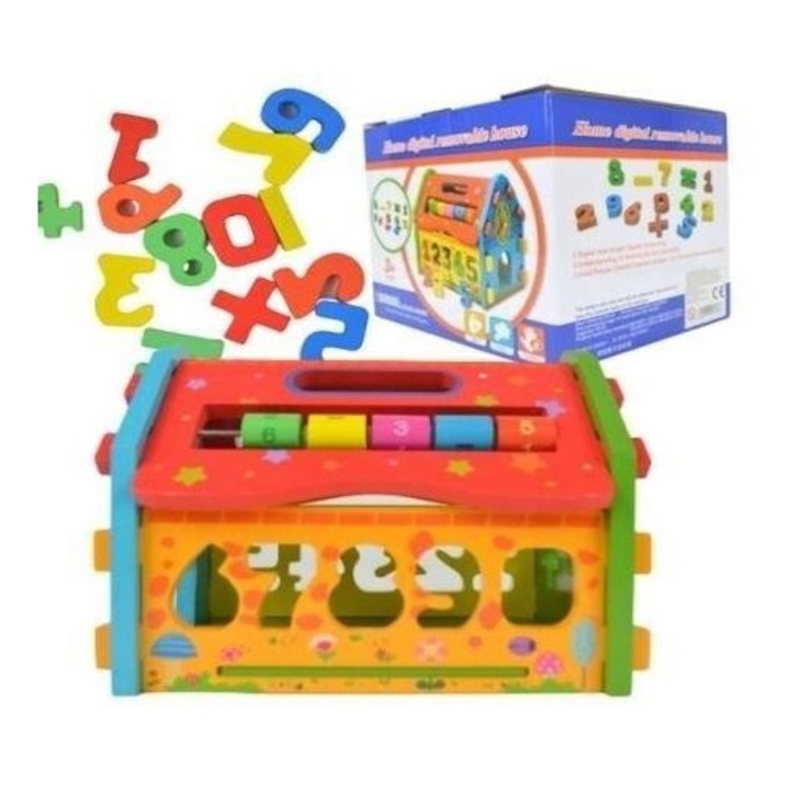 Конструктор, Максик, дърво, многоцветен