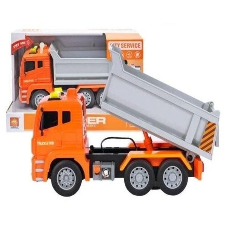 Masinuta, Maksik, Portocaliu/Gri