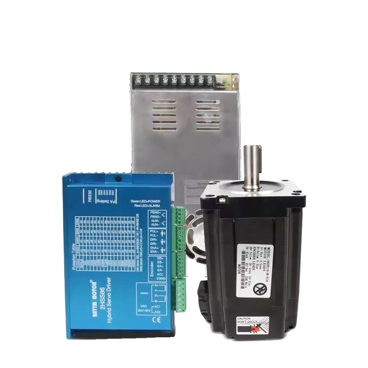 Motor servo cu design inchis, performanta cu cuplu mare, cu sursa de alimentare, 82mm