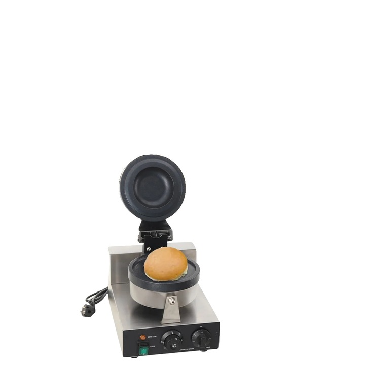 Gratar electric, 1 cap, suprafata antiaderenta, design compact, pentru burgeri, waffles si sandvisuri