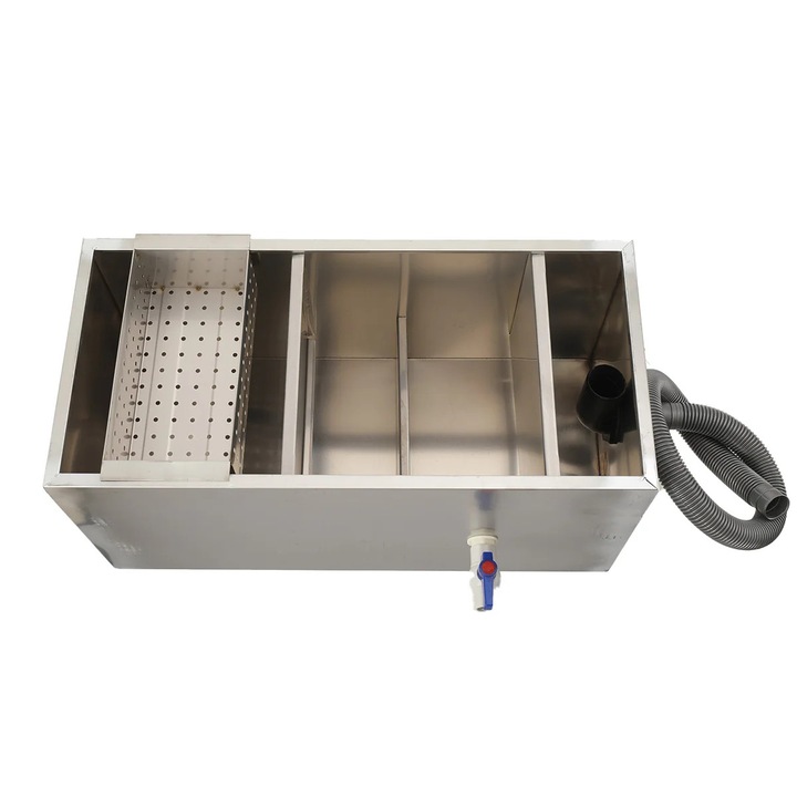 Polonica, Separator de Ulei pentru Bucatarie, Otel Inoxidabil, Capacitate 54L, Design Compact