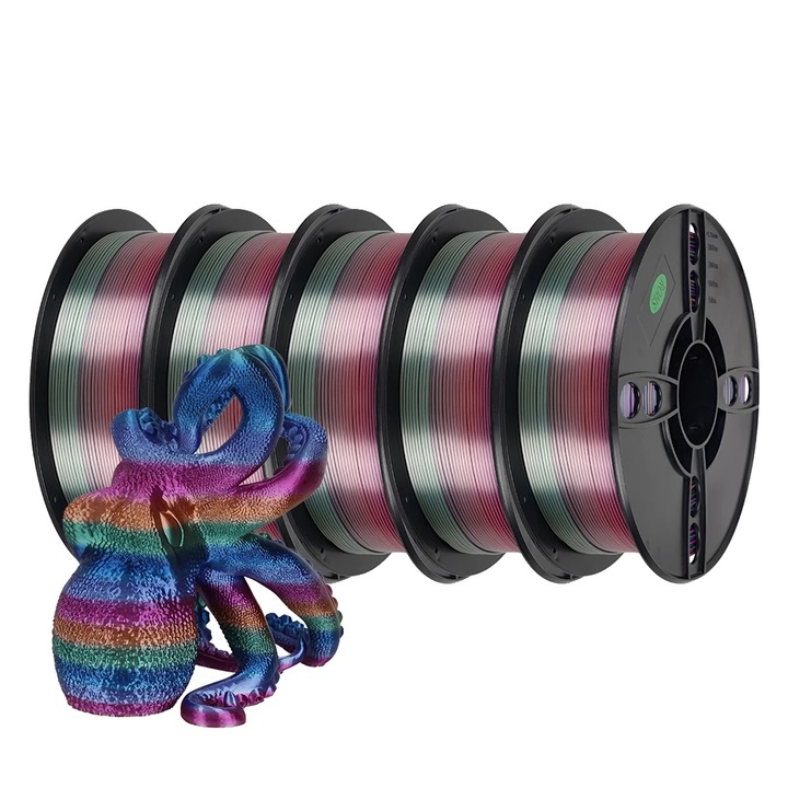 Filament 3D, 5kg Silk Universe, PLA, 1.75mm, multicolor