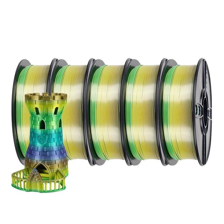 3D Filament, 5kg, Silk Forest, 1.75mm, biológiailag lebomló anyag