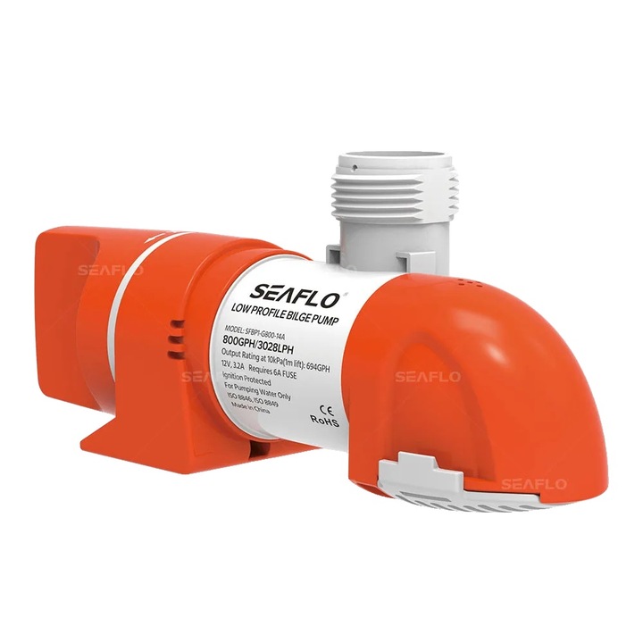 Pompa de apa automata, design compact, capacitate mare de evacuare, 12V, 1100GPH