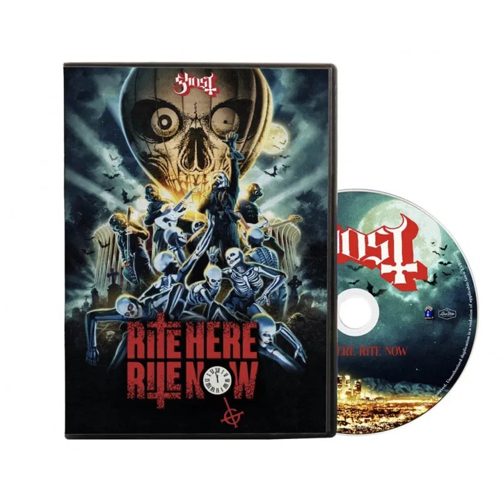 Blu-ray Ghost: Rite Here Rite Now - 4K Ultra HD, Hard 'n' Heavy, 1 диск, 889гр