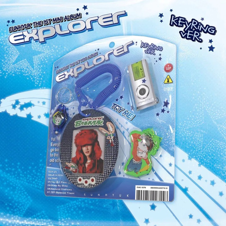 Eunhyuk Explorer kulcstartók (Kulcstartó Verzió), K-pop, kompakt, stílusos, sokszínű