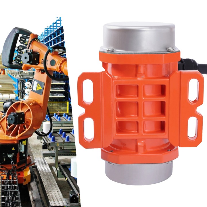 Betonvibrátor, 3000 RPM, IP65, állítható rezgési erő, alumíniumötvözet ház, nagy szilárdságú csapágyak