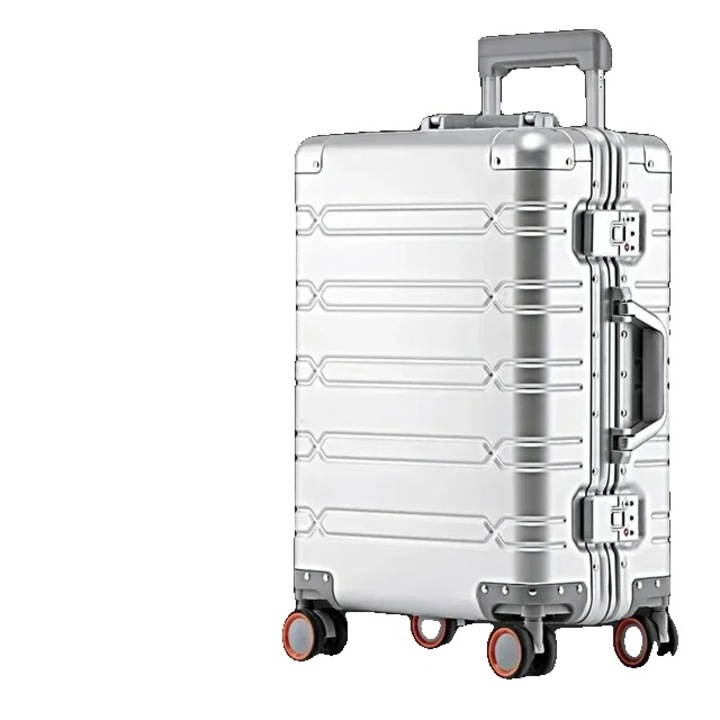 Troler, 29 inch, argintiu, plastic