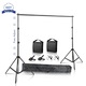 Sistem de suport pentru fundal foto, 200x200cm, set B cu sac de nisip