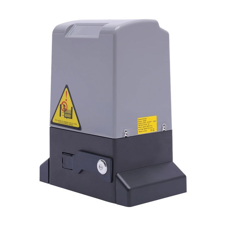 Motor poarta culisanta Deschizator, DW-550, 550 W, pana la 1200 kg, Electric automat, Certificat CE, Gri deschis