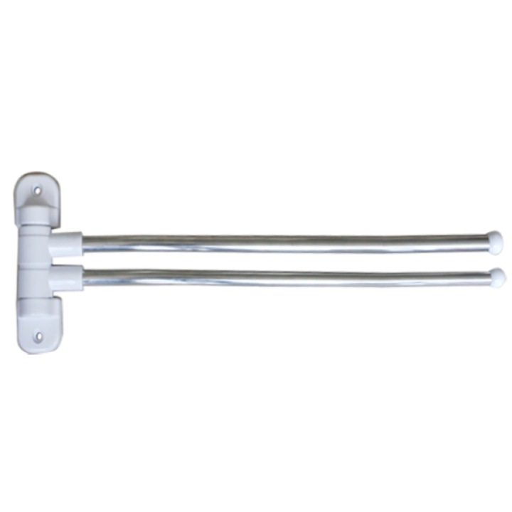 Suport dublu RAKI pentru prosoape